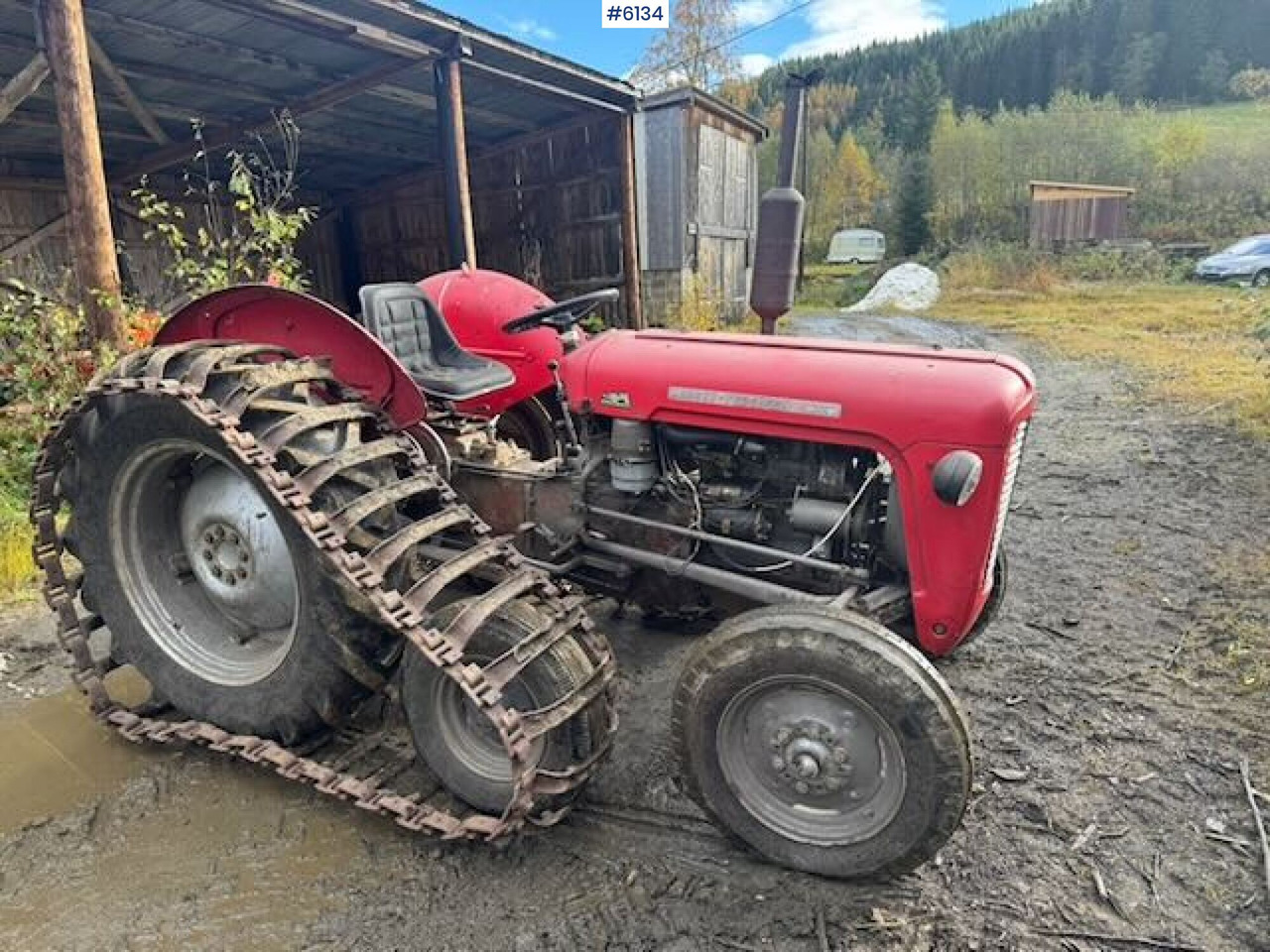 1973 Massey Ferguson 35 with tracks. WATCH VIDEO! - Tractor: foto 4 1973 Massey Ferguson 35 with tracks. WATCH VIDEO! - Tractor: foto 4