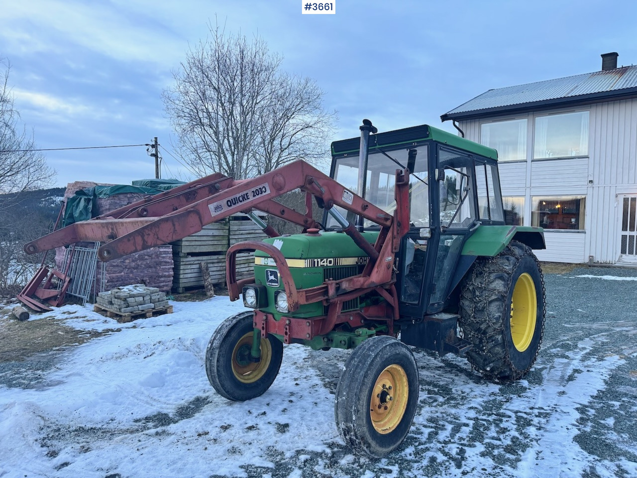 1980 John Deere 1140 Synchron w/ Front loader and bucket - Tractor: foto 2 1980 John Deere 1140 Synchron w/ Front loader and bucket - Tractor: foto 2
