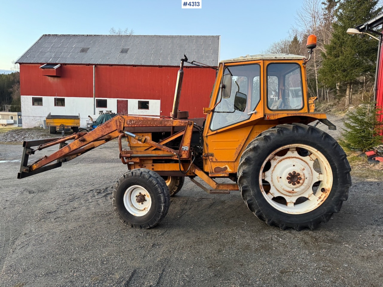 1980 Valmet 602 m/ frontlaster - Tractor: foto 2 1980 Valmet 602 m/ frontlaster - Tractor: foto 2
