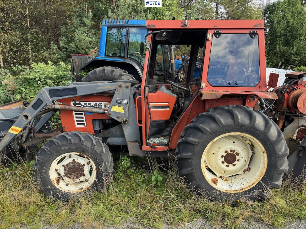 1986 Fiat 55-46 DT w/ front loader. - Tractor: foto 1 1986 Fiat 55-46 DT w/ front loader. - Tractor: foto 1