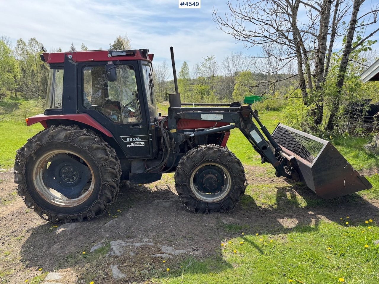 1987 Case 685 XL w/front loader. - Tractor: foto 1 1987 Case 685 XL w/front loader. - Tractor: foto 1