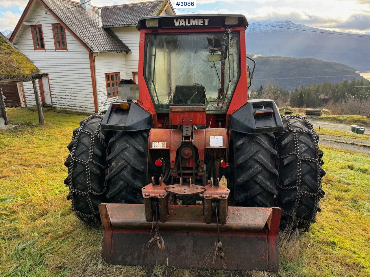 Tractor 1987 Valmet 405 w/twin wheels: foto 7