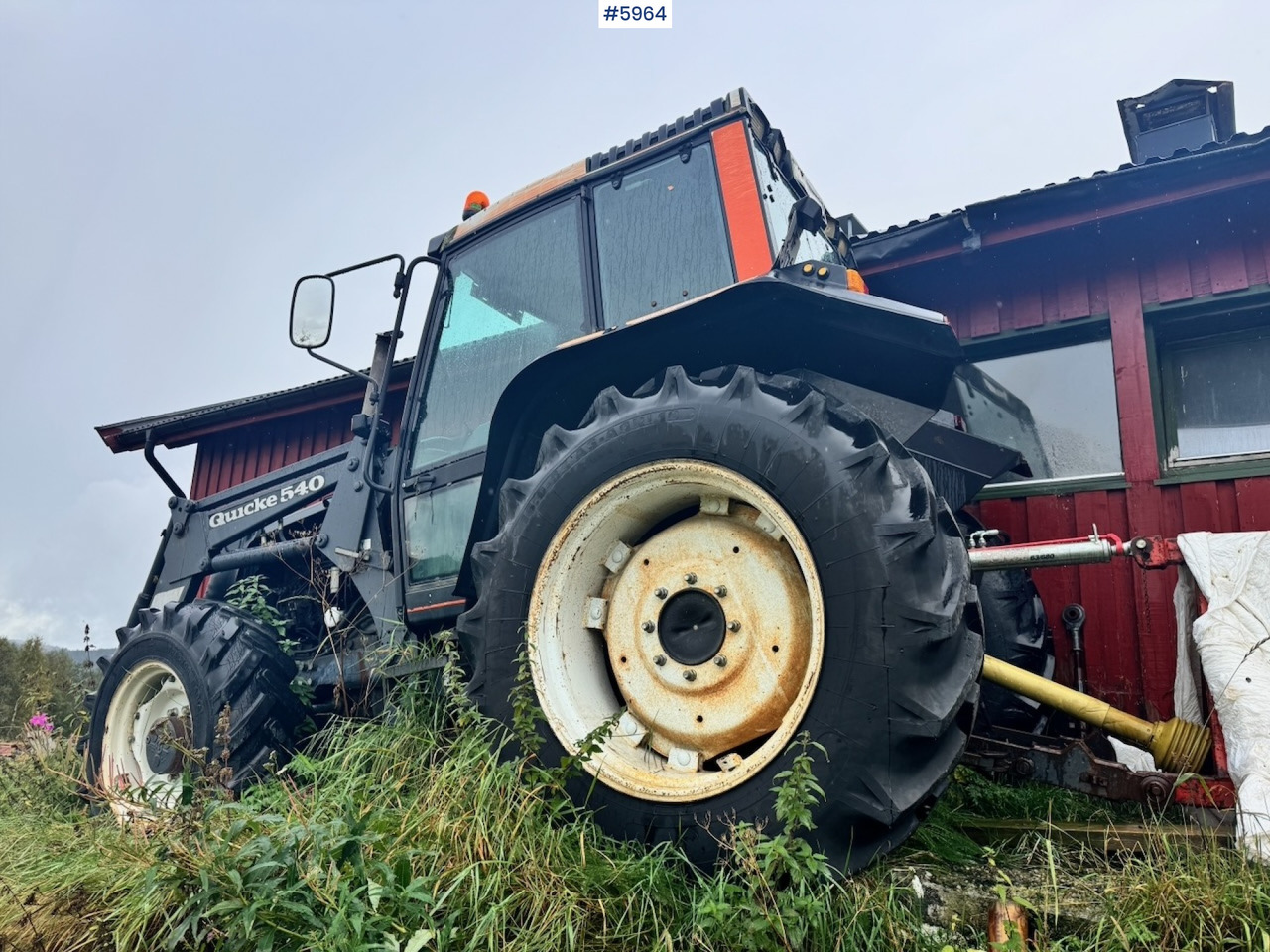1991 Valmet 6100 Turbo with front loader and bucket - Tractor: foto 3 1991 Valmet 6100 Turbo with front loader and bucket - Tractor: foto 3