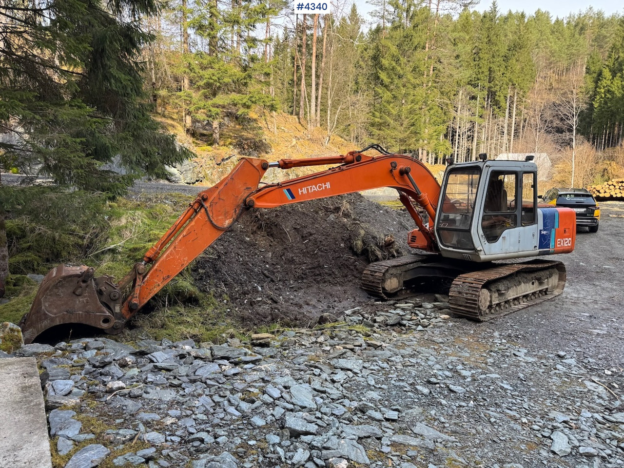 1994 Hitachi EX120-2 - Excavadora: foto 1 1994 Hitachi EX120-2 - Excavadora: foto 1