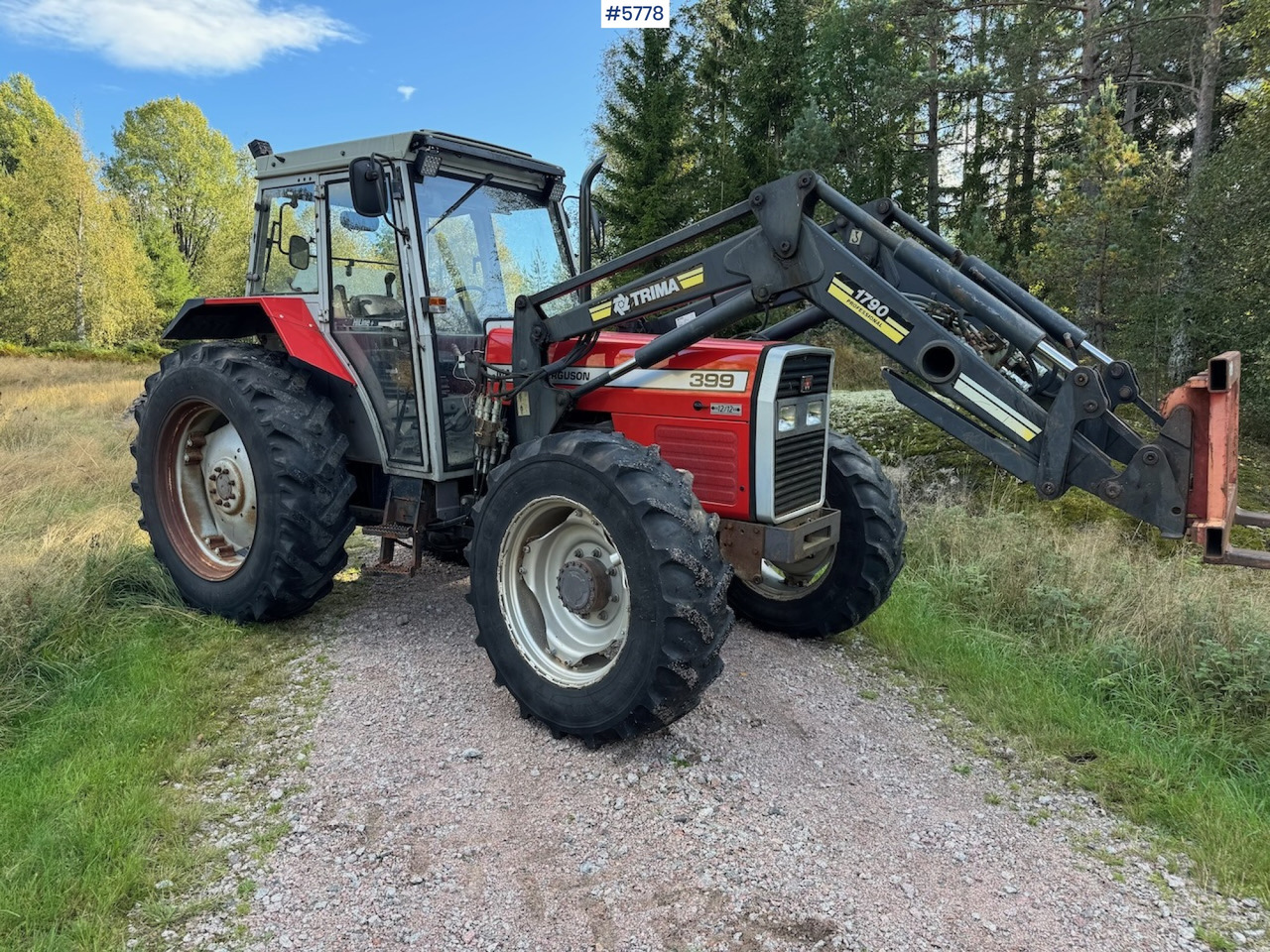1995 Massey Ferguson 399 w/ front loader. - Tractor: foto 1 1995 Massey Ferguson 399 w/ front loader. - Tractor: foto 1