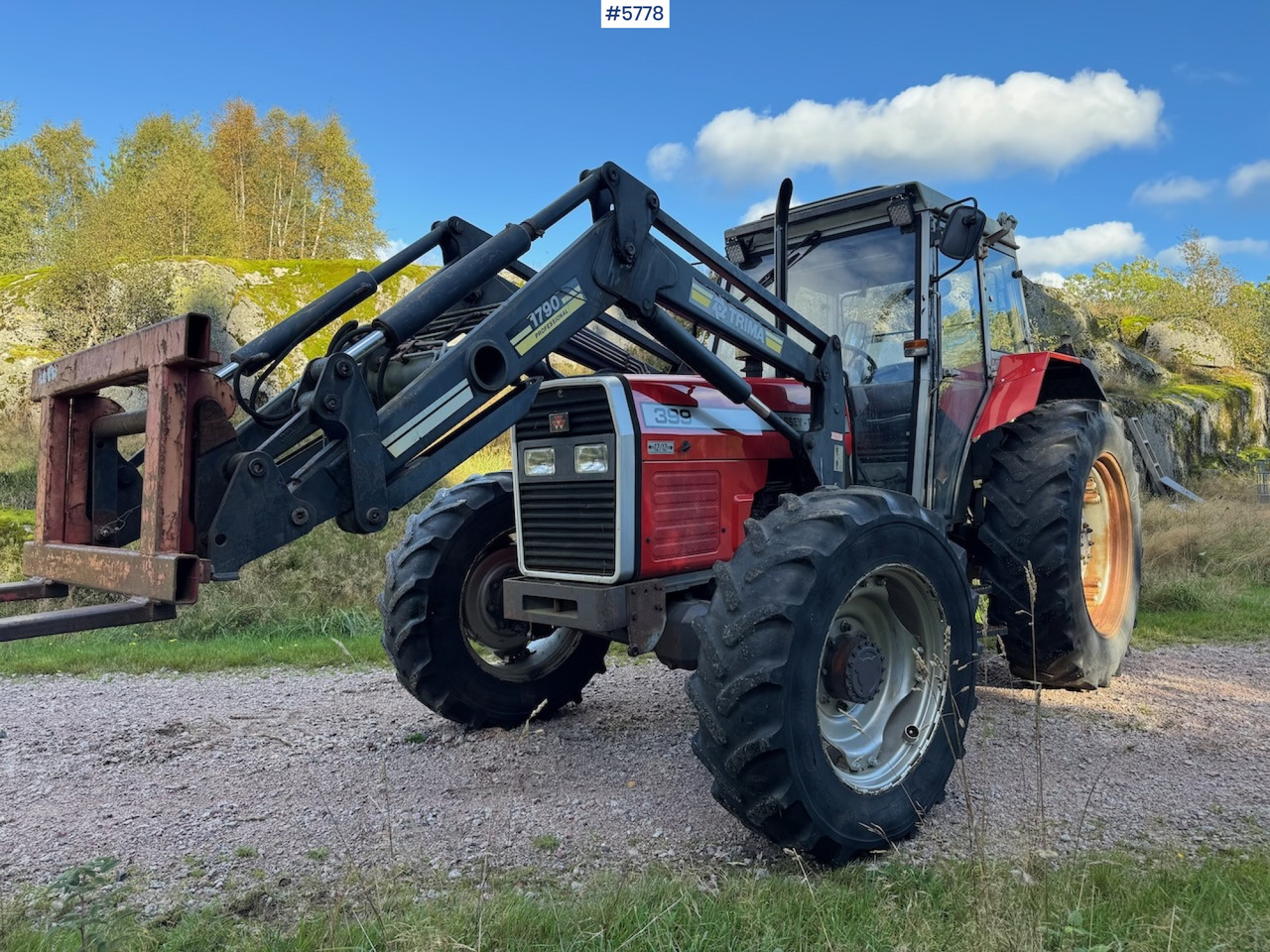 1995 Massey Ferguson 399 w/ front loader. - Tractor: foto 4 1995 Massey Ferguson 399 w/ front loader. - Tractor: foto 4
