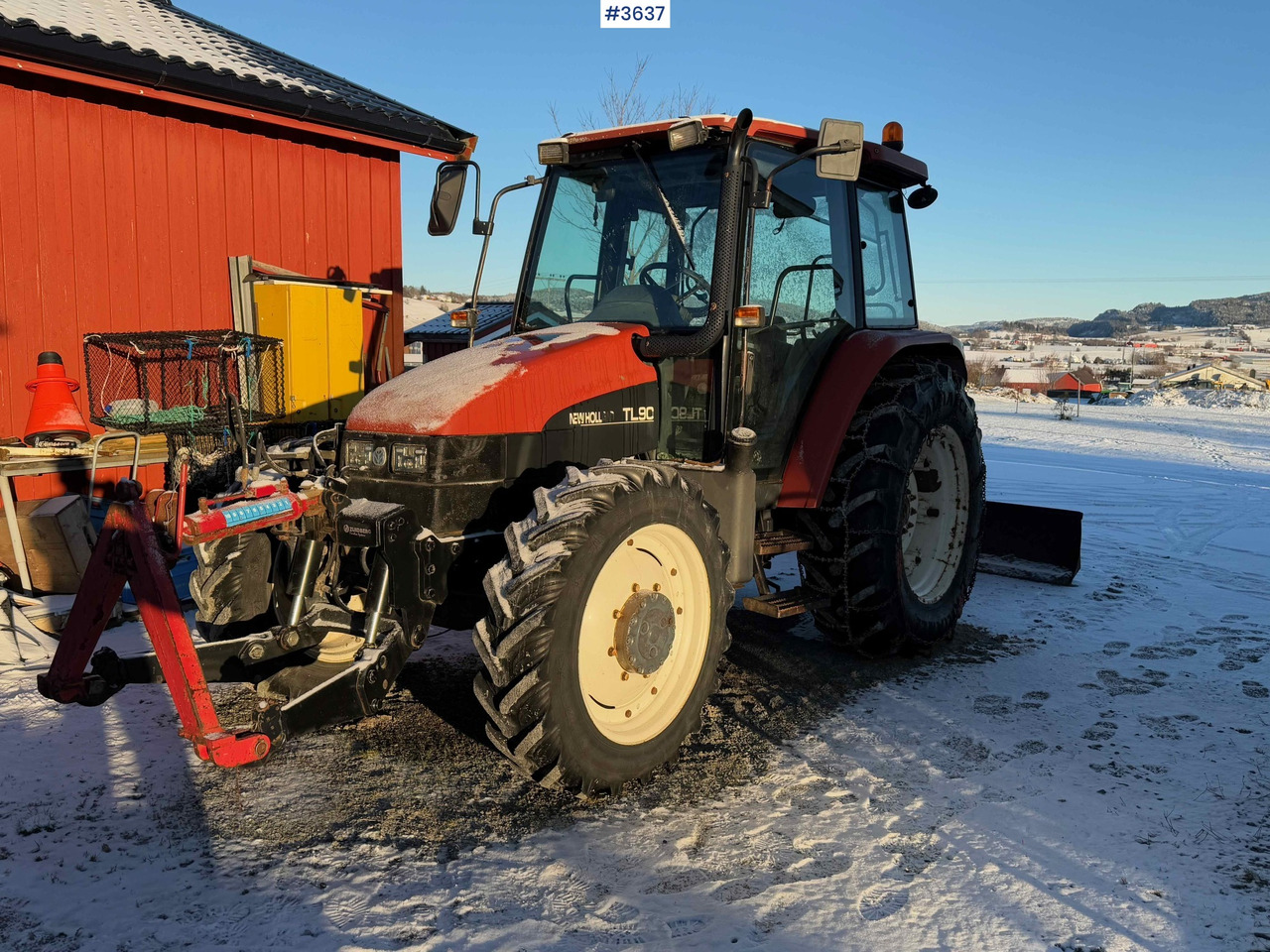 1999 New Holland TL90 with chain for sale! - Tractor: foto 1 1999 New Holland TL90 with chain for sale! - Tractor: foto 1