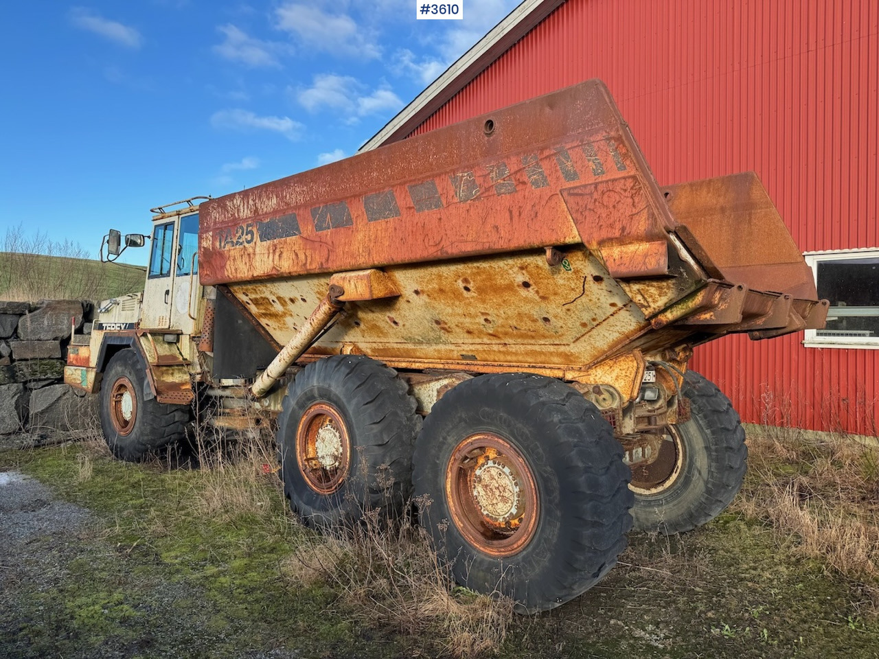 1999 Terex TA25 Dumper m/ lite timer. - Dúmper articulado: foto 4 1999 Terex TA25 Dumper m/ lite timer. - Dúmper articulado: foto 4