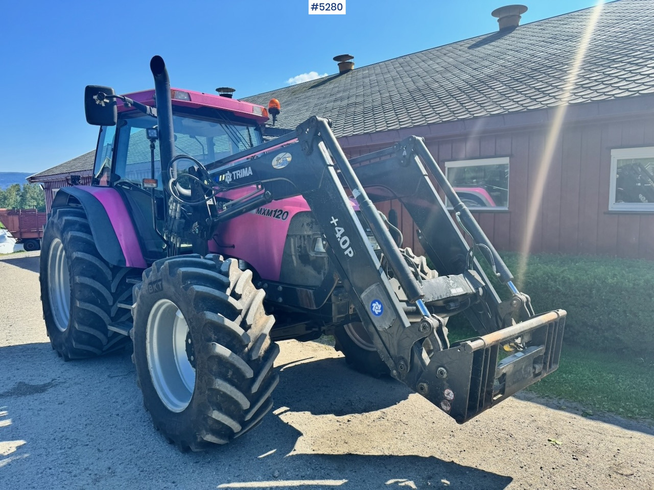2006 Case MXM120 4x4 with front loader - Tractor: foto 3 2006 Case MXM120 4x4 with front loader - Tractor: foto 3