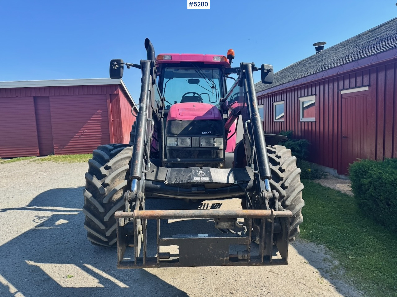 2006 Case MXM120 4x4 with front loader - Tractor: foto 4 2006 Case MXM120 4x4 with front loader - Tractor: foto 4