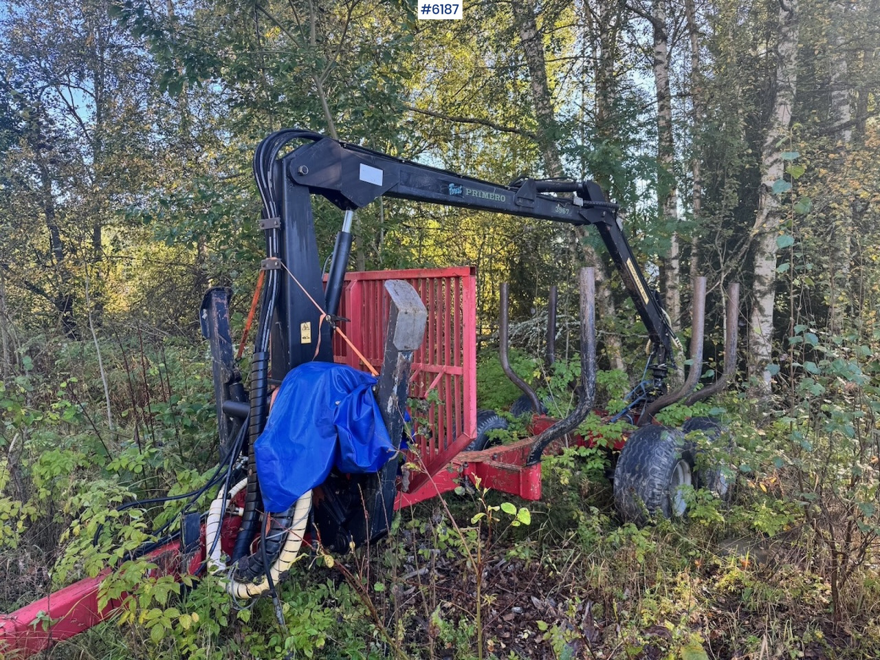 2008 Farmi Primero 3967 Timber trailer. - Remolque maderero: foto 1 2008 Farmi Primero 3967 Timber trailer. - Remolque maderero: foto 1