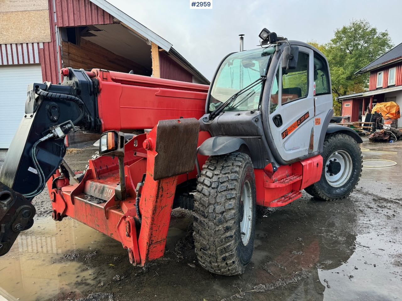 2009 Manitou MT 1440 Telescopic truck w/ Bucket, Pallet forks and Lifting jib - Manipulador telescópico: foto 1 2009 Manitou MT 1440 Telescopic truck w/ Bucket, Pallet forks and Lifting jib - Manipulador telescópico: foto 1