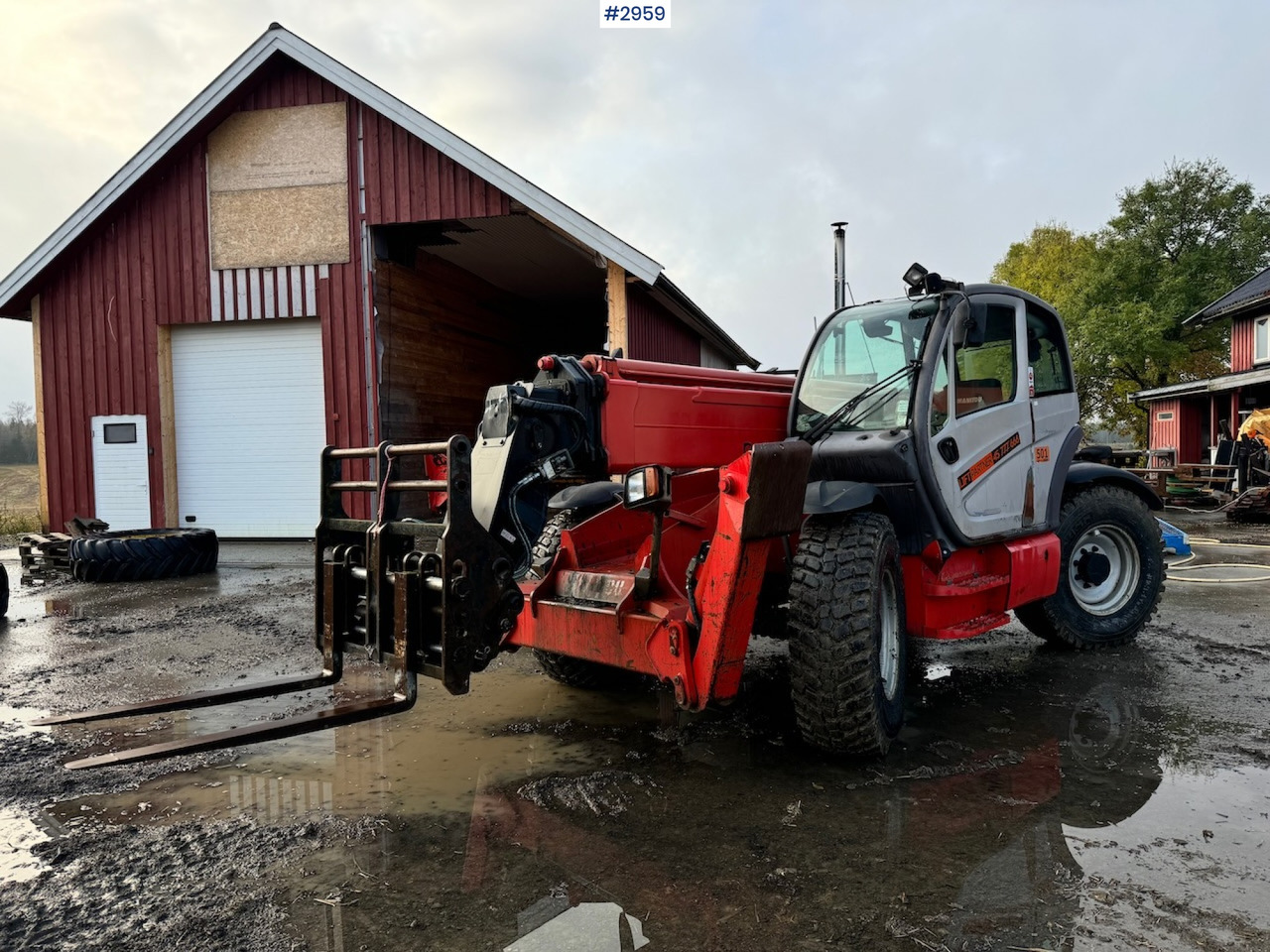 2009 Manitou MT 1440 Telescopic truck w/ Bucket, Pallet forks and Lifting jib - Manipulador telescópico: foto 4 2009 Manitou MT 1440 Telescopic truck w/ Bucket, Pallet forks and Lifting jib - Manipulador telescópico: foto 4