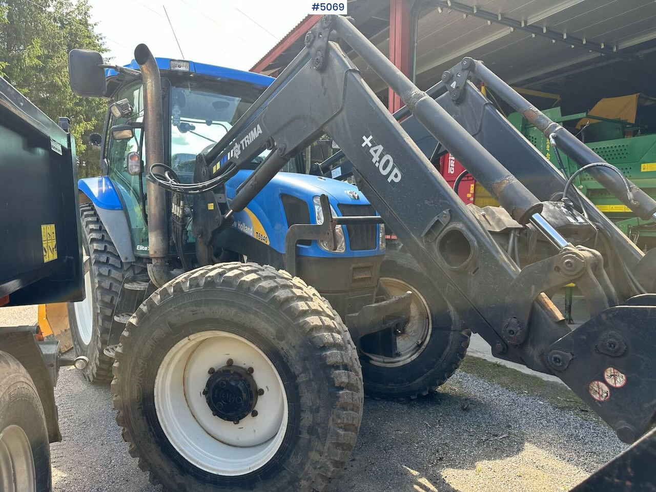 Leasing para  2009 New Holland T6040 SS w/ Trima front loader 2009 New Holland T6040 SS w/ Trima front loader: foto 6