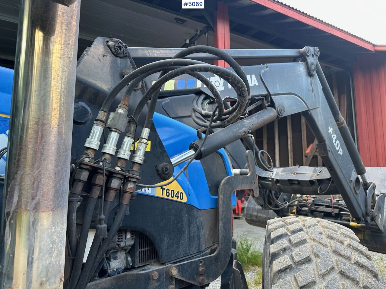 Leasing para  2009 New Holland T6040 SS w/ Trima front loader 2009 New Holland T6040 SS w/ Trima front loader: foto 12