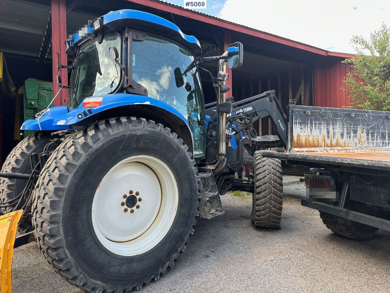 Leasing para  2009 New Holland T6040 SS w/ Trima front loader 2009 New Holland T6040 SS w/ Trima front loader: foto 14