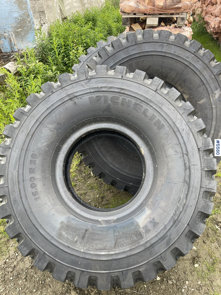 2018 Michelin XLZ 16.00 R20 Wheel Loader Tires - Neumático para Cargadora: foto 1 2018 Michelin XLZ 16.00 R20 Wheel Loader Tires - Neumático para Cargadora: foto 1