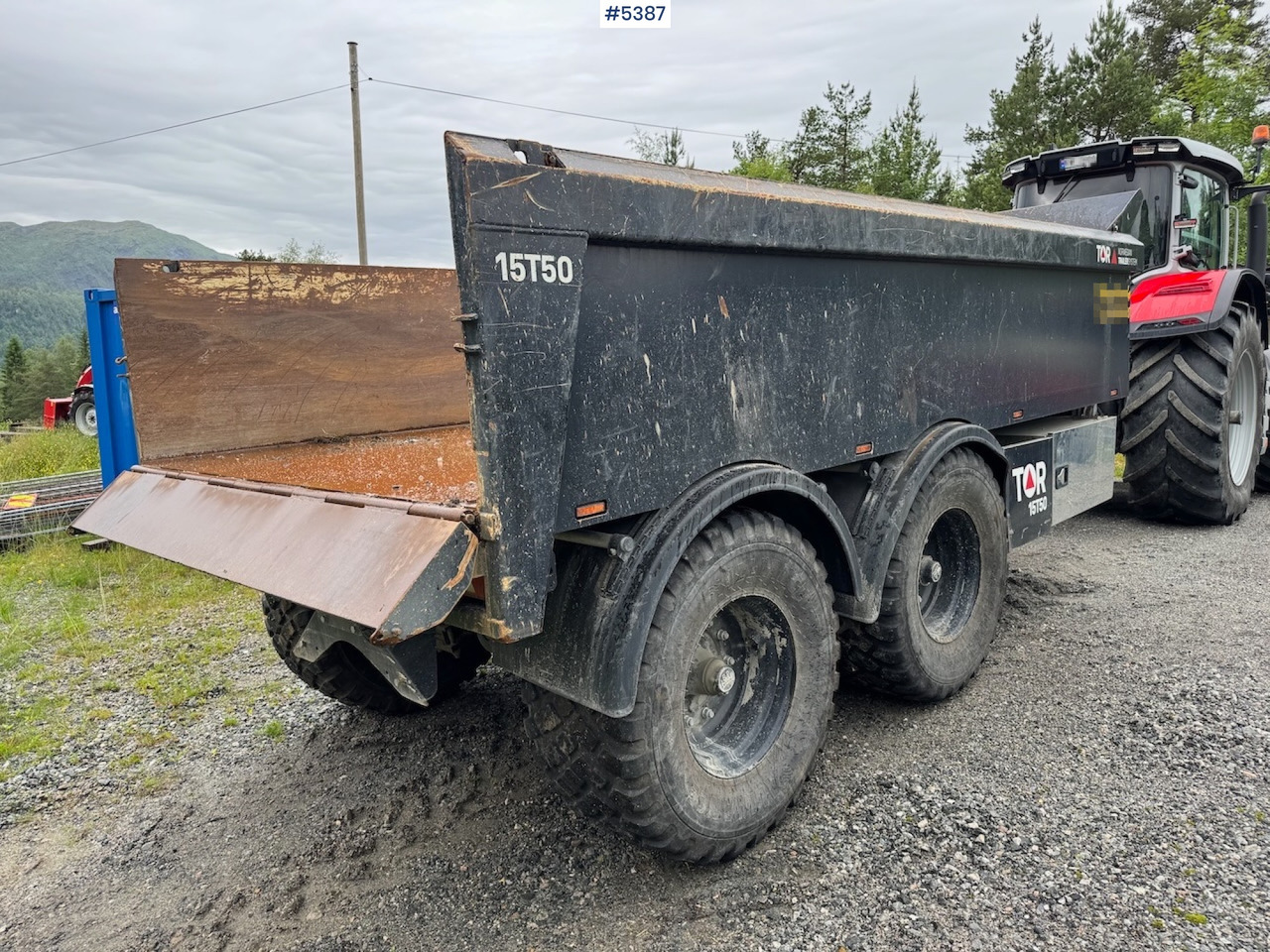 Remolque volquete agrícola 2023 TOR T15T50 Dump trailer.: foto 9