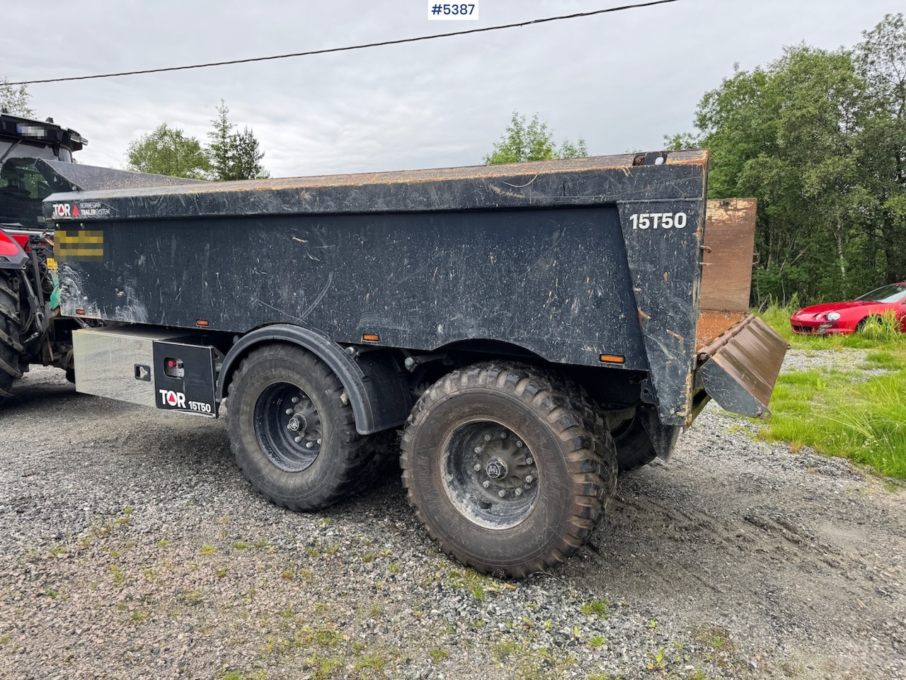 Remolque volquete agrícola 2023 TOR T15T50 Dump trailer.: foto 6