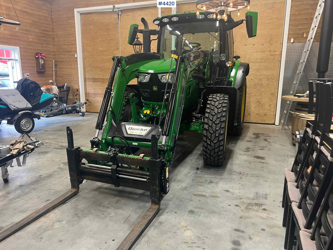 2024 John Deere 6150R w/ Quicke Front Loader & Bucket - Tractor: foto 3 2024 John Deere 6150R w/ Quicke Front Loader & Bucket - Tractor: foto 3