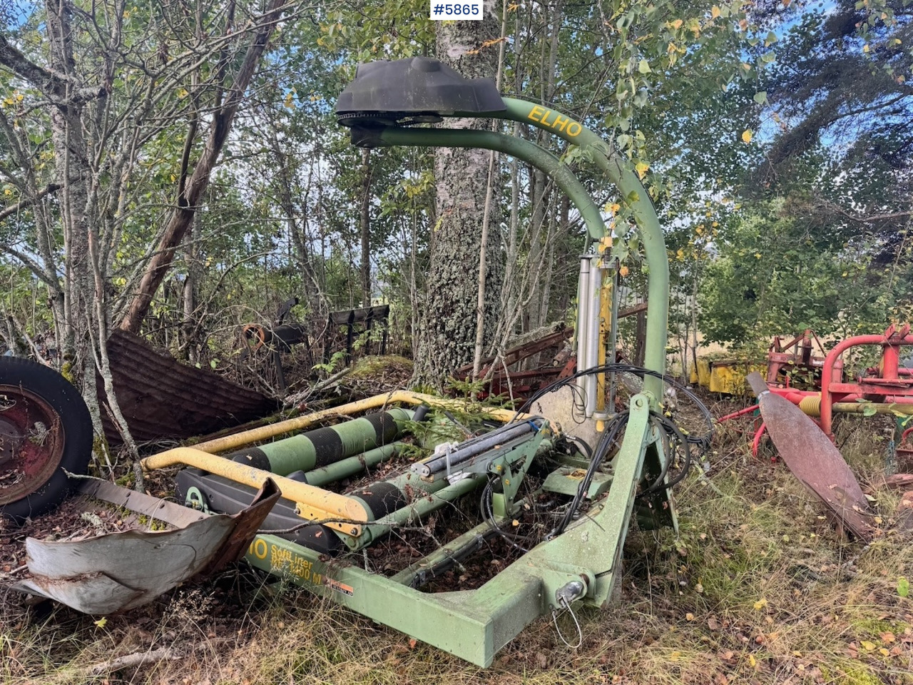 Ca. 2007 Elho 1400RF Round bale wrapper - Maquinaria de henificación: foto 1 Ca. 2007 Elho 1400RF Round bale wrapper - Maquinaria de henificación: foto 1