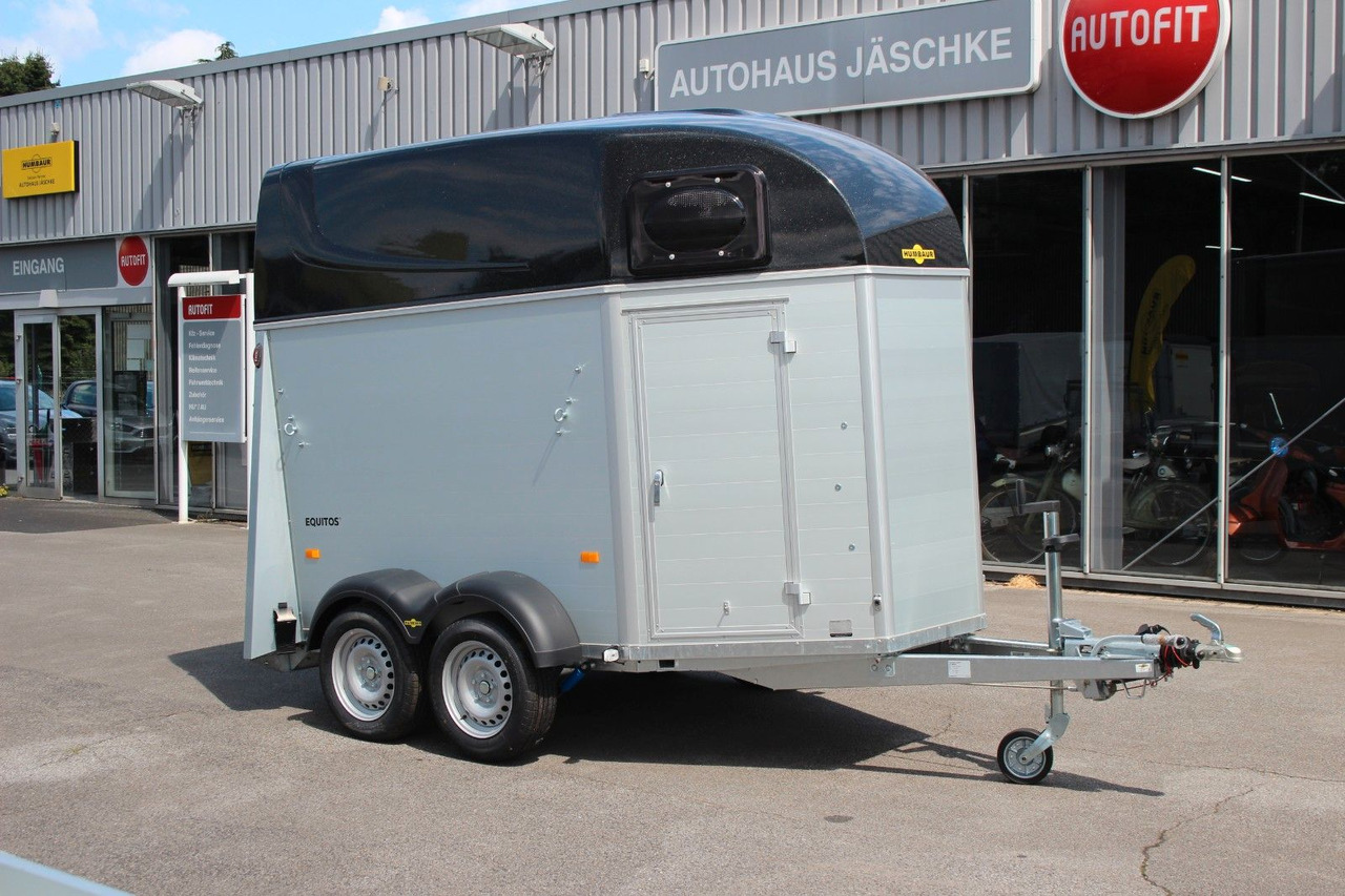 Humbaur Equitos Alu Plus 2400 Pferdeanhänger Sattelkamme - Remolque transporte de ganado: foto 1 Humbaur Equitos Alu Plus 2400 Pferdeanhänger Sattelkamme - Remolque transporte de ganado: foto 1