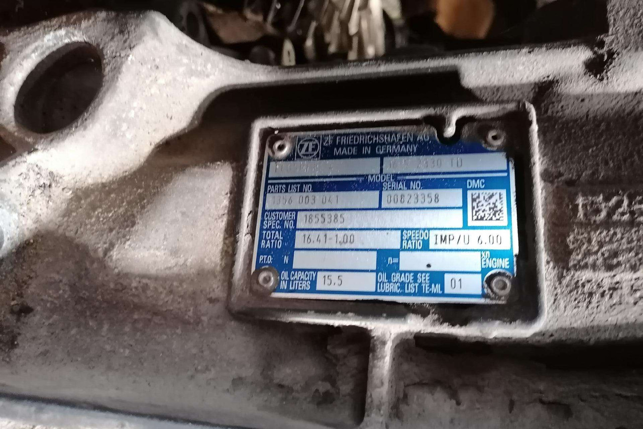 ZF Gearbox 16S2330TD DAF Ecosplit IV - Caja de cambios para Camión: foto 3 ZF Gearbox 16S2330TD DAF Ecosplit IV - Caja de cambios para Camión: foto 3