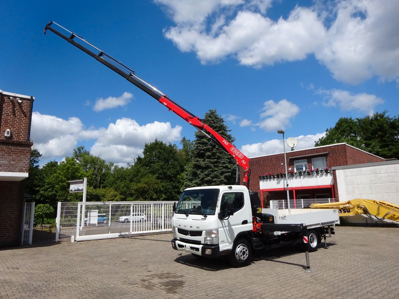 Furgoneta caja abierta FUSO Canter 7C15 mit FASSI F65A Kran: foto 1