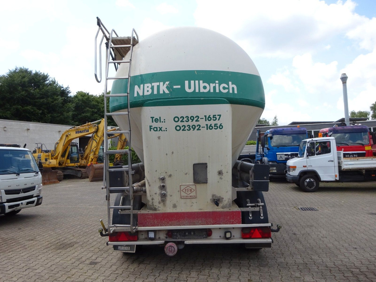 Feldbinder EUT 49.3 Silo für Staub u. Rieselgüter ca. 50m³ - Semirremolque silo: foto 5 Feldbinder EUT 49.3 Silo für Staub u. Rieselgüter ca. 50m³ - Semirremolque silo: foto 5