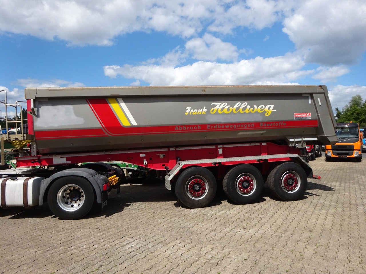 Semirremolque volquete Langendorf Kippauflieger mit 3 Achsen Stahl: foto 8 Semirremolque volquete Langendorf Kippauflieger mit 3 Achsen Stahl: foto 8