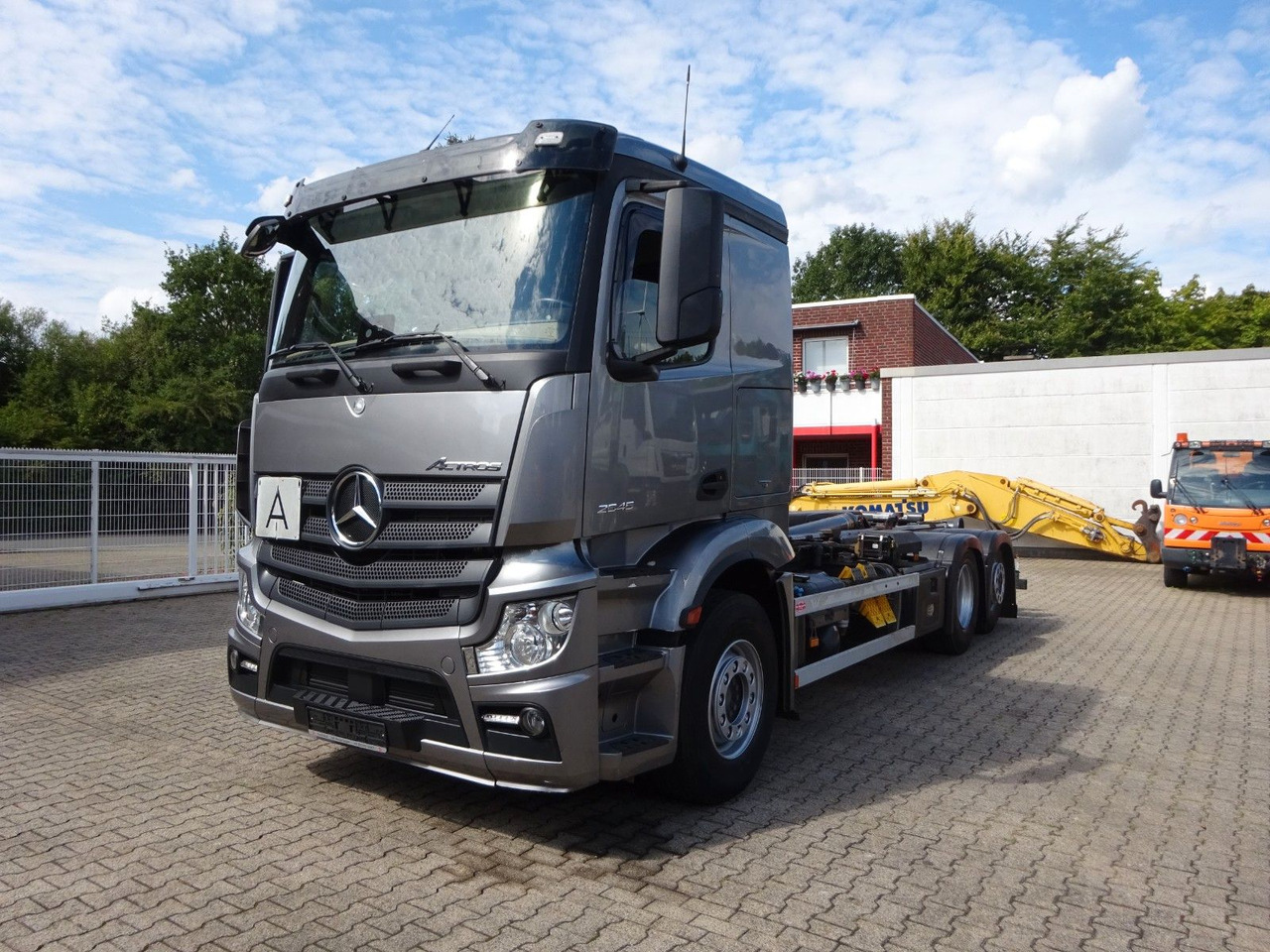 Mercedes-Benz 2545 Actros MEILLER Abroller +Lift-Lenkachse - Camión multibasculante: foto 2 Mercedes-Benz 2545 Actros MEILLER Abroller +Lift-Lenkachse - Camión multibasculante: foto 2