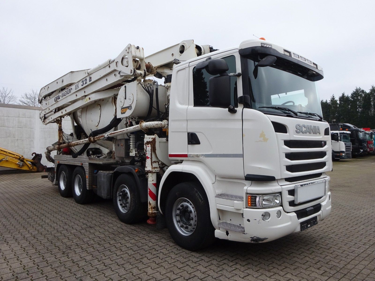 Scania PUMI CIFA 32 Meter 4 Knick. Scania PUMI CIFA 32 Meter 4 Knick. - Camión bomba de hormigón: foto 1 Scania PUMI CIFA 32 Meter 4 Knick. Scania PUMI CIFA 32 Meter 4 Knick. - Camión bomba de hormigón: foto 1
