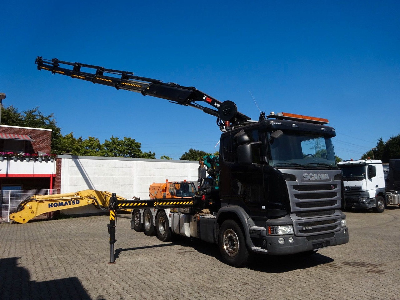Scania R490 Abroller + HIAB 302E-6 Bj.2021 !Kran TRIDEM Scania R490 Abroller + HIAB 302E-6 Kran *BJ 2021* - Camión grúa, Camión multibasculante: foto 1 Scania R490 Abroller + HIAB 302E-6 Bj.2021 !Kran TRIDEM Scania R490 Abroller + HIAB 302E-6 Kran *BJ 2021* - Camión grúa, Camión multibasculante: foto 1