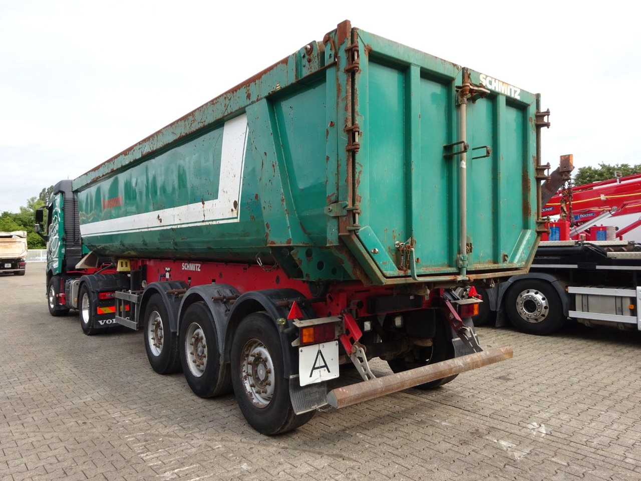 Schmitz Cargobull Kipp Auflieger Stahlmulde SKI 24 mit 3 Achsen - Semirremolque volquete: foto 3 Schmitz Cargobull Kipp Auflieger Stahlmulde SKI 24 mit 3 Achsen - Semirremolque volquete: foto 3