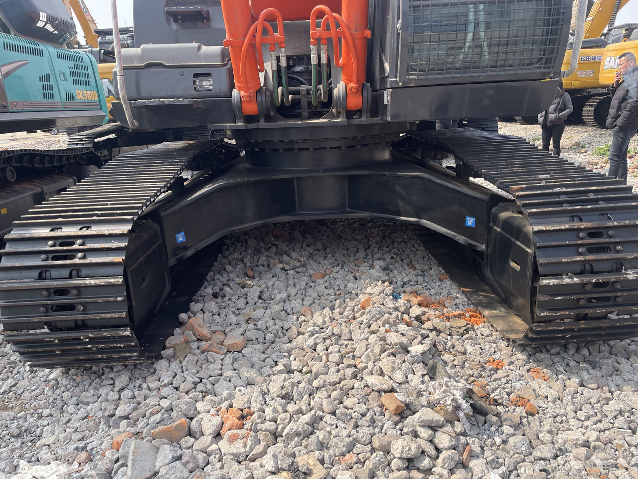 Excavadora de cadenas HITACHI ZX360: foto 6