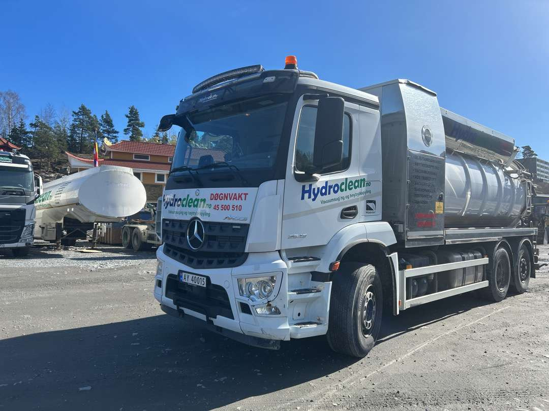 2019 Kombibil MERCEDES-BENZ AROCS 2543 KDIR EU-godkjent Euroklasse 6T - Limpieza de alcantarillado: foto 1 2019 Kombibil MERCEDES-BENZ AROCS 2543 KDIR EU-godkjent Euroklasse 6T - Limpieza de alcantarillado: foto 1