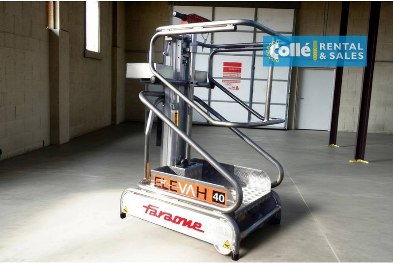 Faraone Elevah 40 | 2019 - Plataforma de mástil vertical: foto 1 Faraone Elevah 40 | 2019 - Plataforma de mástil vertical: foto 1
