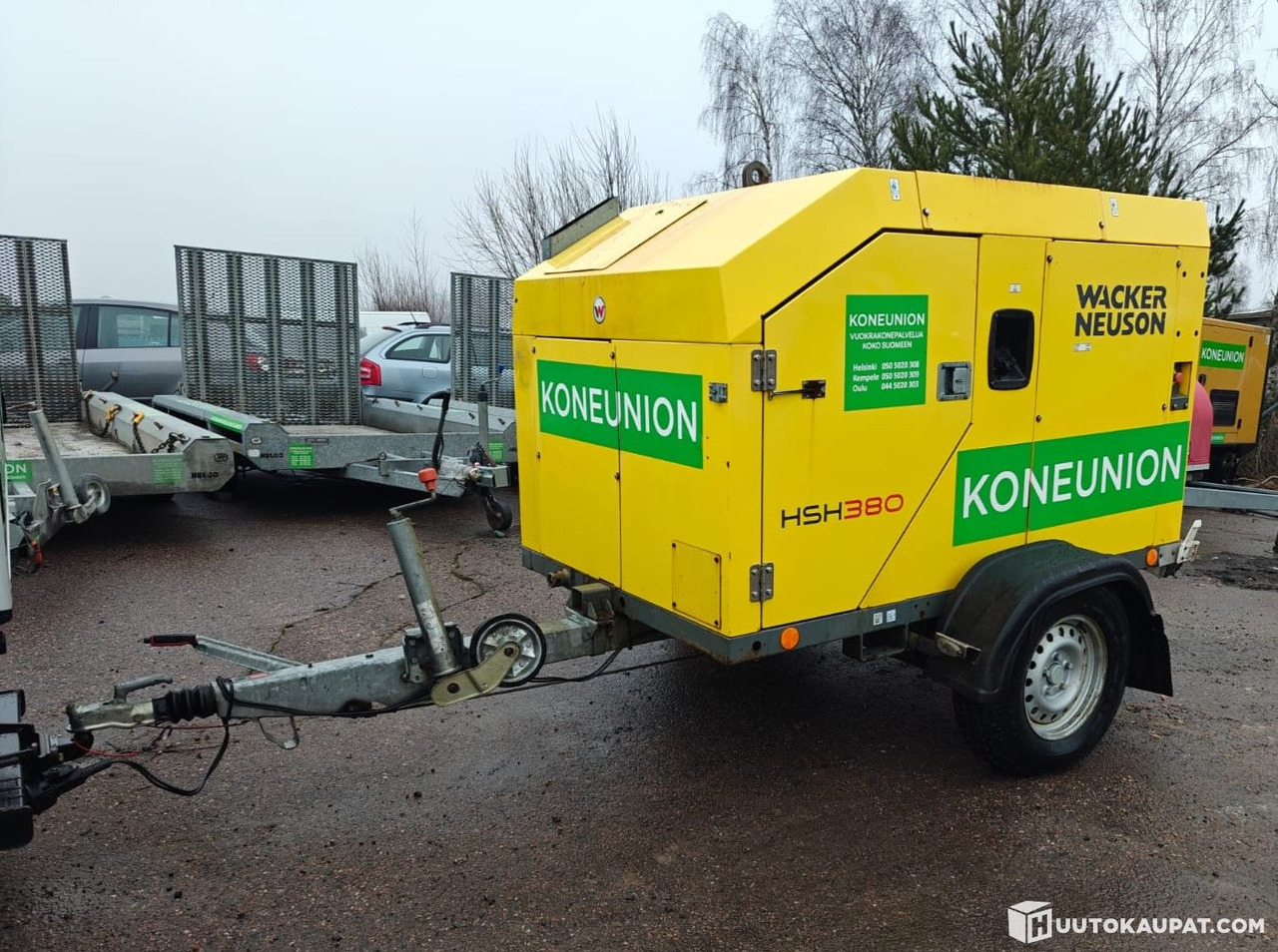 Frost-thawing trailer Wacker Neuson HSH 380, 2018, 4,611 h, Espoo - Equipo de construcción, Remolque: foto 1 Frost-thawing trailer Wacker Neuson HSH 380, 2018, 4,611 h, Espoo - Equipo de construcción, Remolque: foto 1