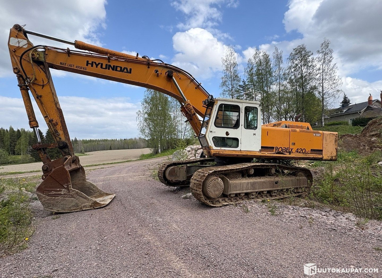 Hyundai Robex 420 LC, crawler excavator, 1995, Mäntsälä - Excavadora de cadenas: foto 1 Hyundai Robex 420 LC, crawler excavator, 1995, Mäntsälä - Excavadora de cadenas: foto 1