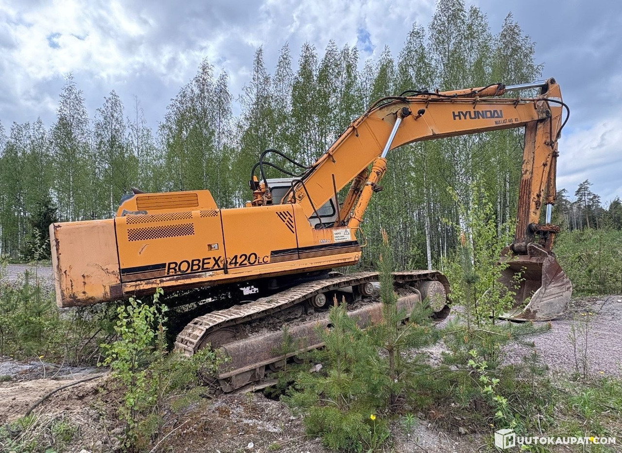 Hyundai Robex 420 LC, tracked excavator, 1995, Mäntsälä - Excavadora de cadenas: foto 3 Hyundai Robex 420 LC, tracked excavator, 1995, Mäntsälä - Excavadora de cadenas: foto 3