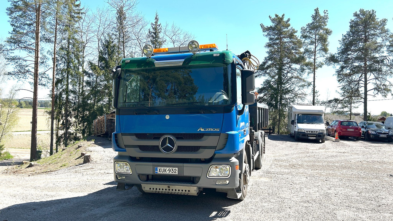 Kuorma-auto Mercedes-Benz Actros 2532, vm. 2009, kympitetty pilkki ja vaijerilaitteet, Lieto - Camión multibasculante, Camión grúa: foto 2 Kuorma-auto Mercedes-Benz Actros 2532, vm. 2009, kympitetty pilkki ja vaijerilaitteet, Lieto - Camión multibasculante, Camión grúa: foto 2