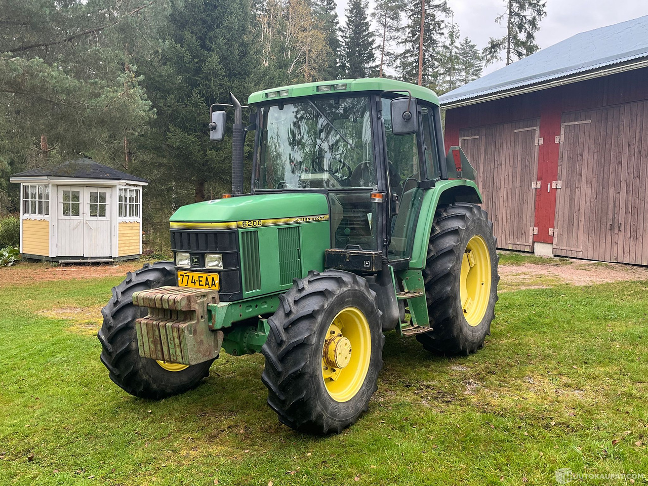 John Deere 6200-M-4X4/240, traktori, 1997, Salo - Maquinaria agrícola: foto 1 John Deere 6200-M-4X4/240, traktori, 1997, Salo - Maquinaria agrícola: foto 1