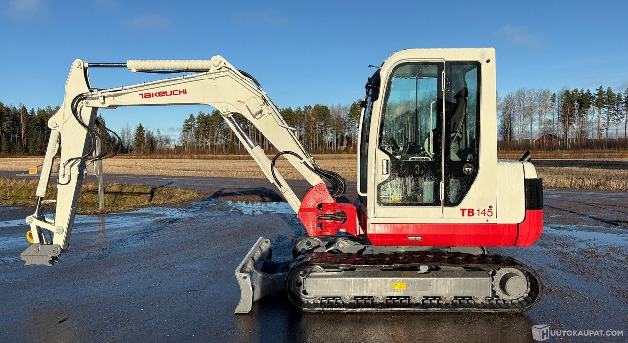 Takeuchi TB145, 2008, Diesel, 7 995 h Kaivinkone, Honkajoki - Maquinaria de construcción: foto 1 Takeuchi TB145, 2008, Diesel, 7 995 h Kaivinkone, Honkajoki - Maquinaria de construcción: foto 1