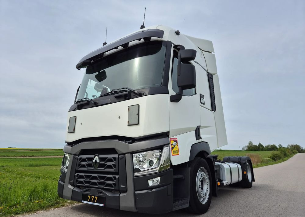 Renault T440 10/2019 ! 13l MEGA STANDARD regulowane siodło z Niemiec / klima postojowa / regulowane siodło / TOP STAN mega LOW deck standard - Cabeza tractora: foto 1 Renault T440 10/2019 ! 13l MEGA STANDARD regulowane siodło z Niemiec / klima postojowa / regulowane siodło / TOP STAN mega LOW deck standard - Cabeza tractora: foto 1