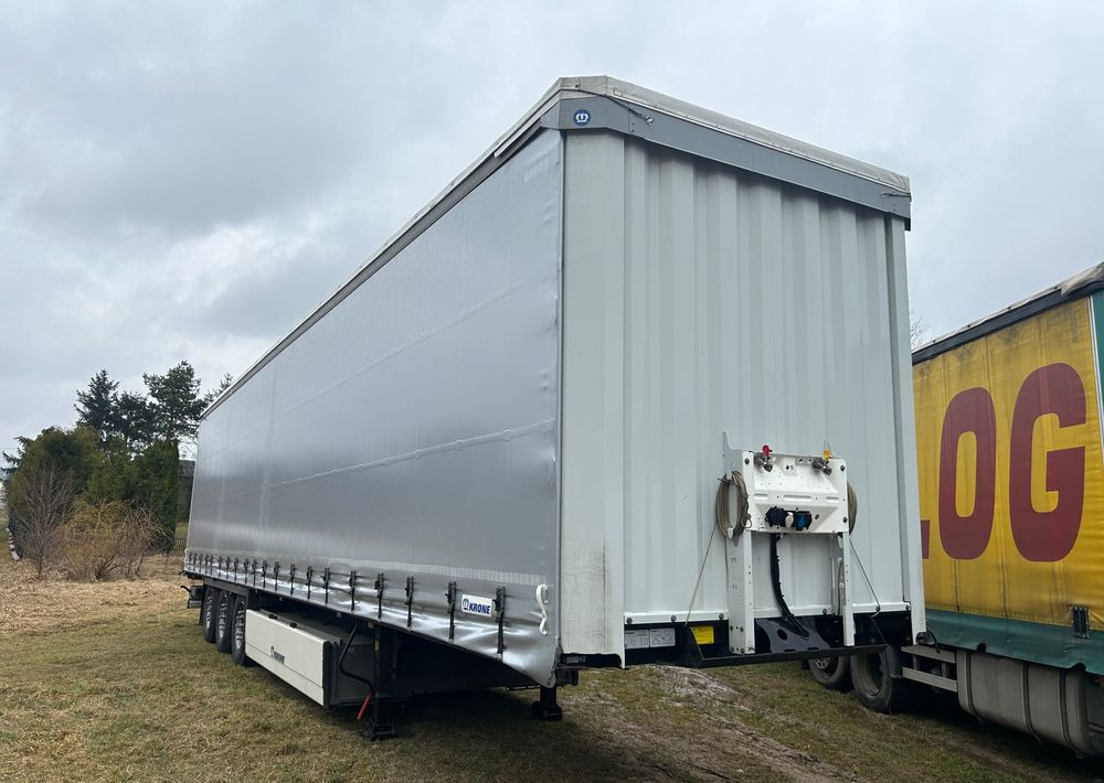 Krone STANDARD 2021 podnoszona oś OPONY 70% / STAN BARDZO DOBRY / OD PIERWSZEGO WŁAŚCICIELA / PALECIARA / TOP / sprowadzona z Niemiec !! - Semirremolque lona: foto 2 Krone STANDARD 2021 podnoszona oś OPONY 70% / STAN BARDZO DOBRY / OD PIERWSZEGO WŁAŚCICIELA / PALECIARA / TOP / sprowadzona z Niemiec !! - Semirremolque lona: foto 2