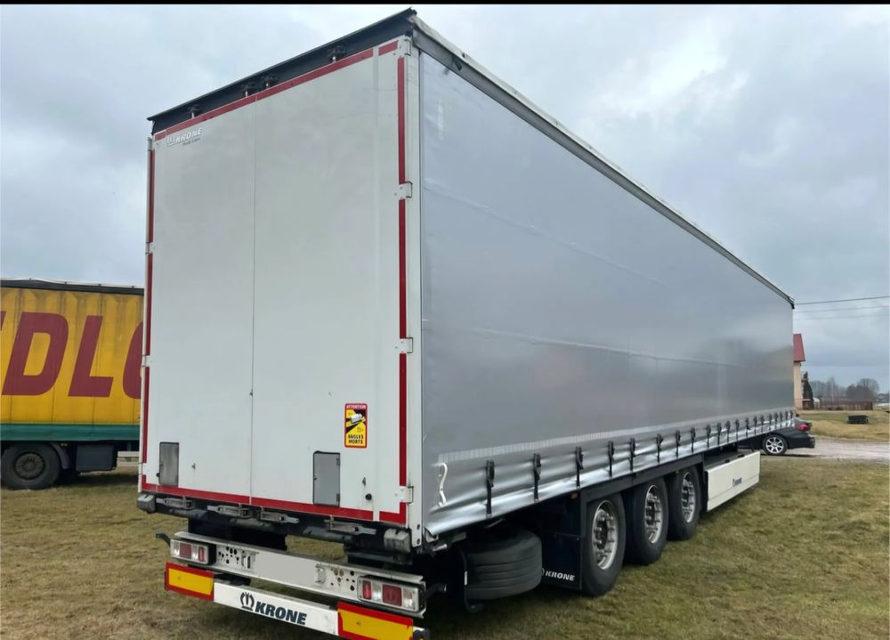 Krone STANDARD 2021 podnoszona oś OPONY 70% / STAN BARDZO DOBRY / OD PIERWSZEGO WŁAŚCICIELA / PALECIARA / TOP / sprowadzona z Niemiec !! - Semirremolque lona: foto 1 Krone STANDARD 2021 podnoszona oś OPONY 70% / STAN BARDZO DOBRY / OD PIERWSZEGO WŁAŚCICIELA / PALECIARA / TOP / sprowadzona z Niemiec !! - Semirremolque lona: foto 1