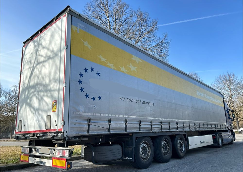 Krone STANDARD 2021 podnoszona oś OPONY 70% / STAN BARDZO DOBRY / OD PIERWSZEGO WŁAŚCICIELA / PALECIARA / TOP / sprowadzona z Niemiec !! - Semirremolque lona: foto 1 Krone STANDARD 2021 podnoszona oś OPONY 70% / STAN BARDZO DOBRY / OD PIERWSZEGO WŁAŚCICIELA / PALECIARA / TOP / sprowadzona z Niemiec !! - Semirremolque lona: foto 1