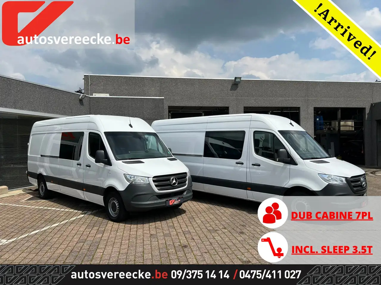 Mercedes-Benz Sprinter 317 L3H2 (44.200ex) 3.5T SLEEP | DUB CAB 7PL - Furgoneta combi: foto 1 Mercedes-Benz Sprinter 317 L3H2 (44.200ex) 3.5T SLEEP | DUB CAB 7PL - Furgoneta combi: foto 1