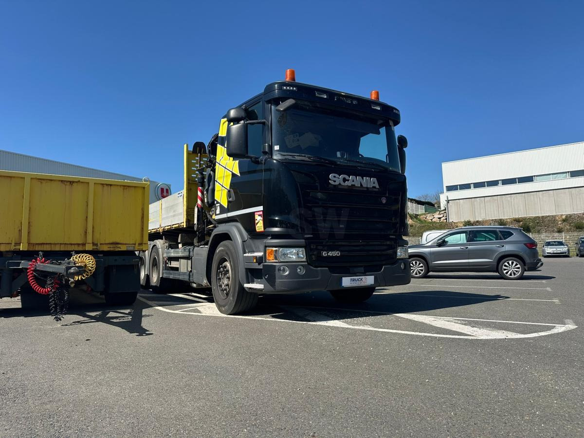 Scania G 450 - Camión caja abierta, Camión grúa: foto 2 Scania G 450 - Camión caja abierta, Camión grúa: foto 2
