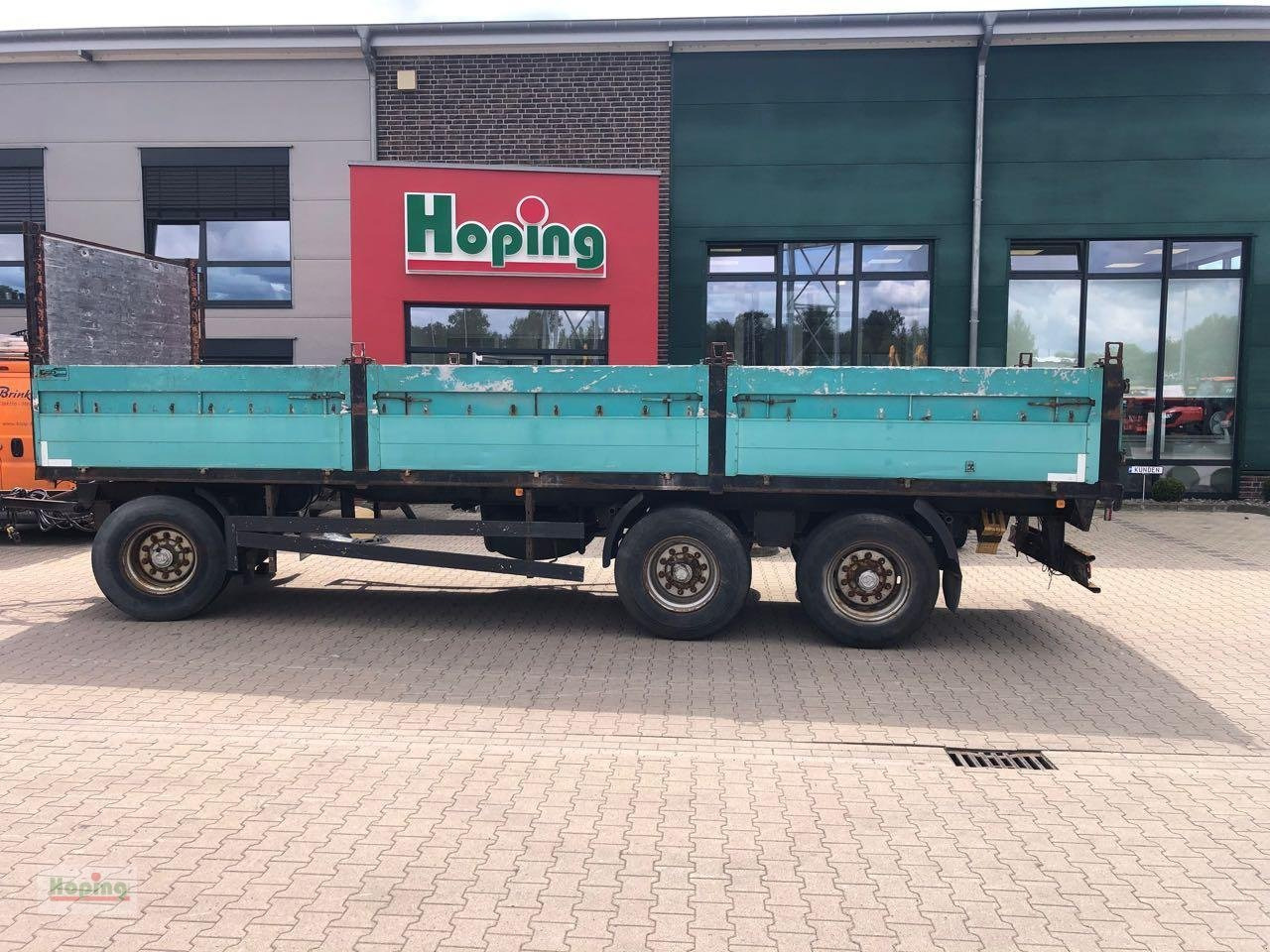 Kässbohrer D19 - Remolque plataforma/ Caja abierta: foto 1 Kässbohrer D19 - Remolque plataforma/ Caja abierta: foto 1